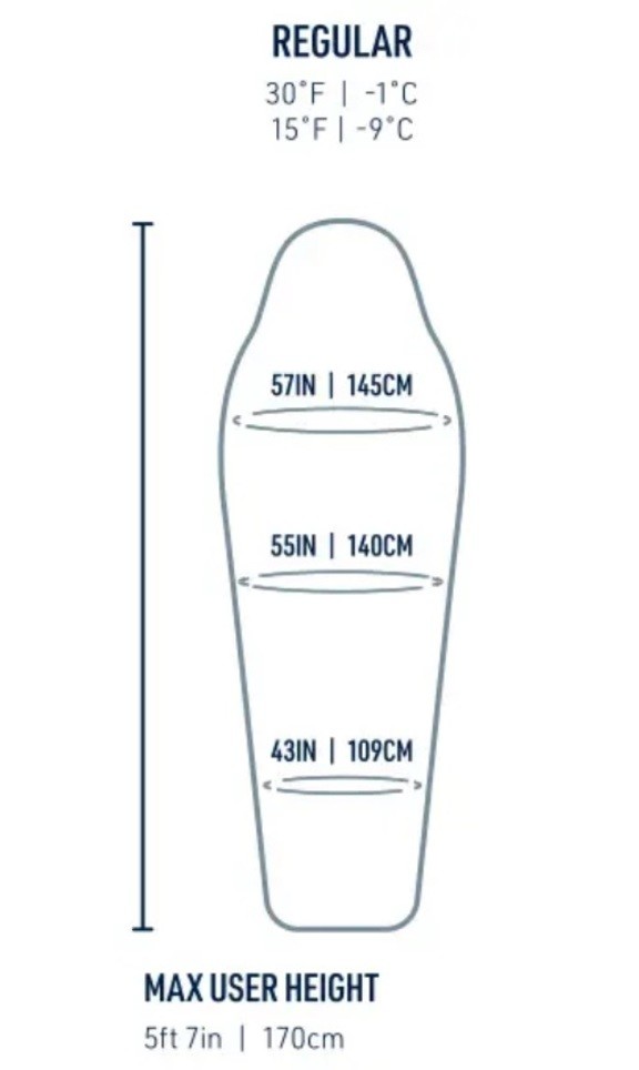 Спальний мішок жіночий Sea to Summit Ascent Women's -1C/30F Regular