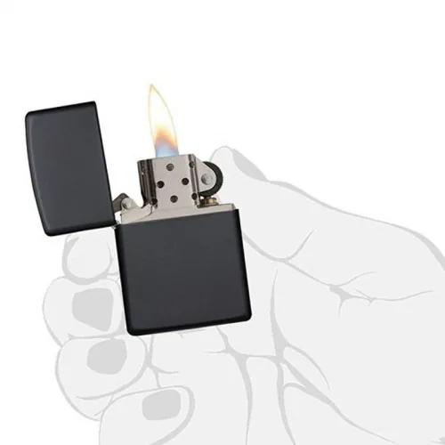 Запальничка Zippo Black Matte, 218