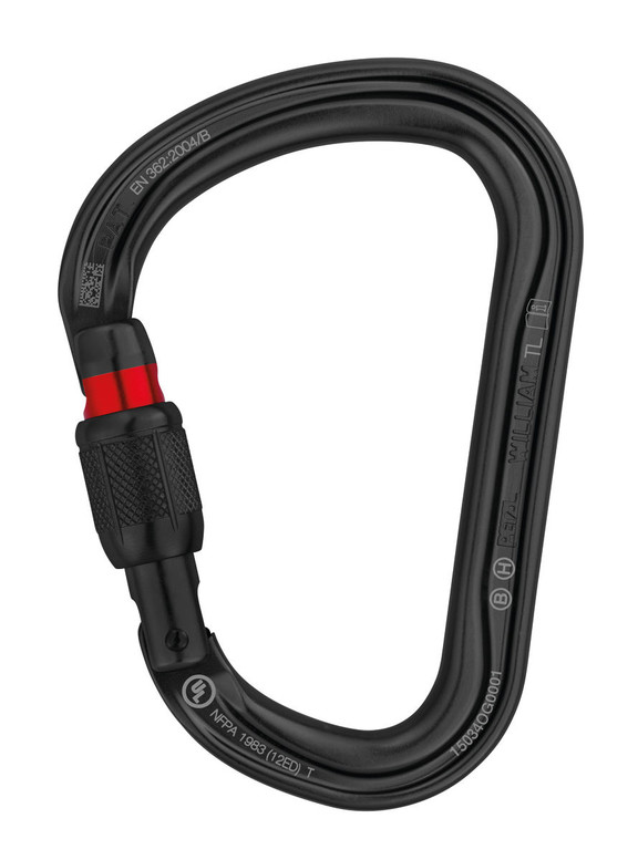 Карабін Petzl William з муфтою Screw-Lock