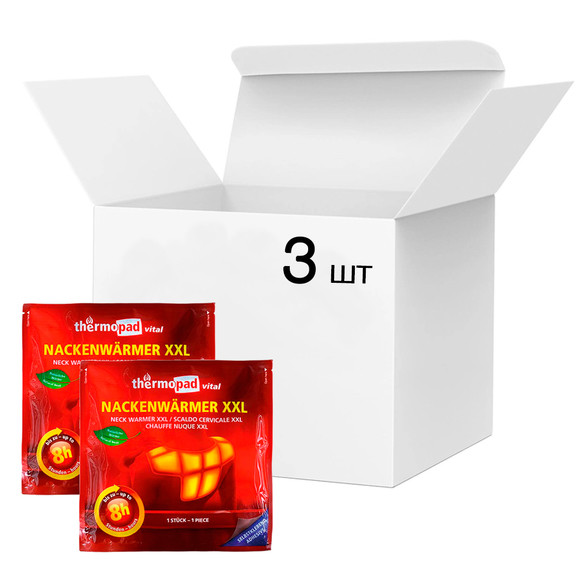 Химическая грелка для шеи Thermopad Neck Warmer XXL, 3 шт.