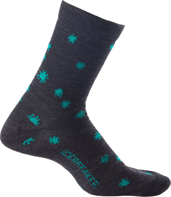 Термоноски Icebreaker City UltraLite Starry Night 3/4 Crew WMN