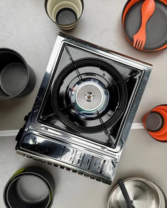 Портативная газовая плитка Base Camp Camping Stove