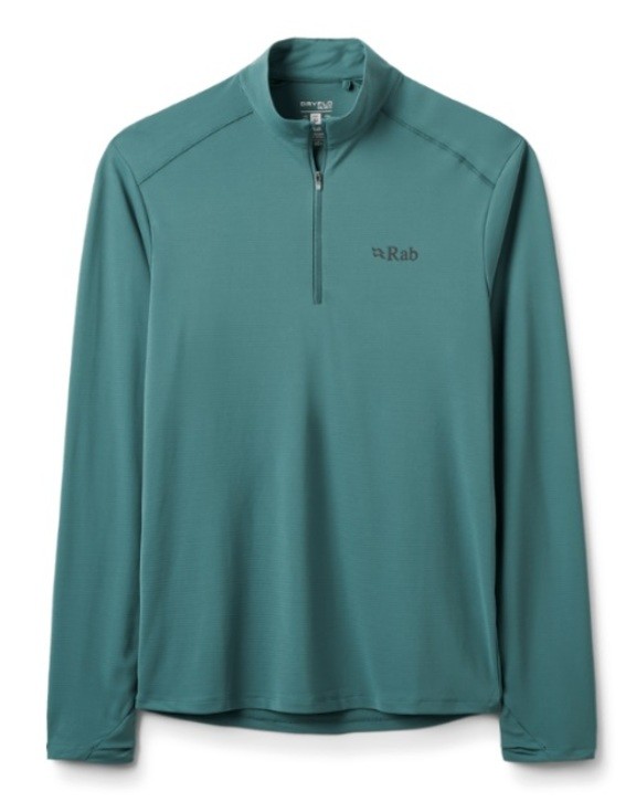 Футболка c длинным рукавом мужская Rab Force LS Zip