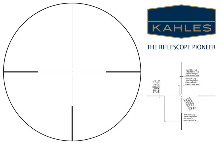 Оптичний приціл Kahles Helia 1-5x24i Abs. 4-DH