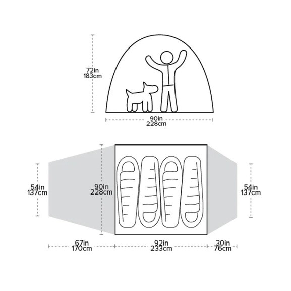 Палатка Big Agnes Bunk House 4