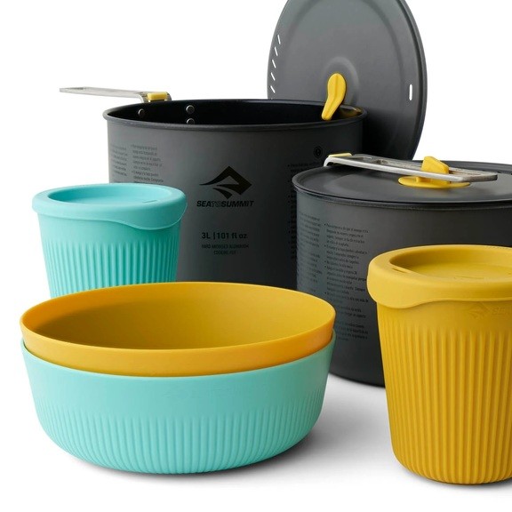 Набір посуду Sea to Summit Frontier UL Two Pot Cook Set, 6 предметів, на 2 особи