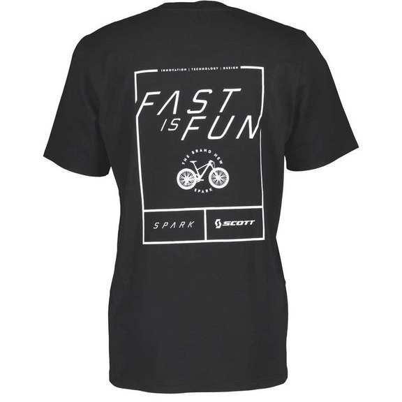 Велофутболка мужская Scott Spark – Fast Is Fun
