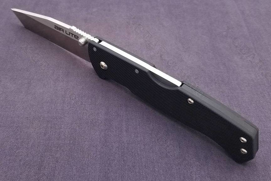 Нож складной Cold Steel Air Lite Tanto (длина: 203мм, лезвие: 89мм), черный