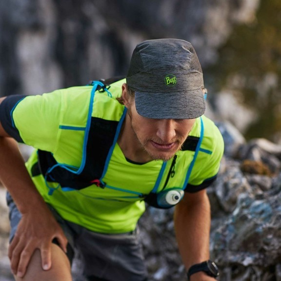 Кепка Buff Pack Run Cap R-Grey Htr
