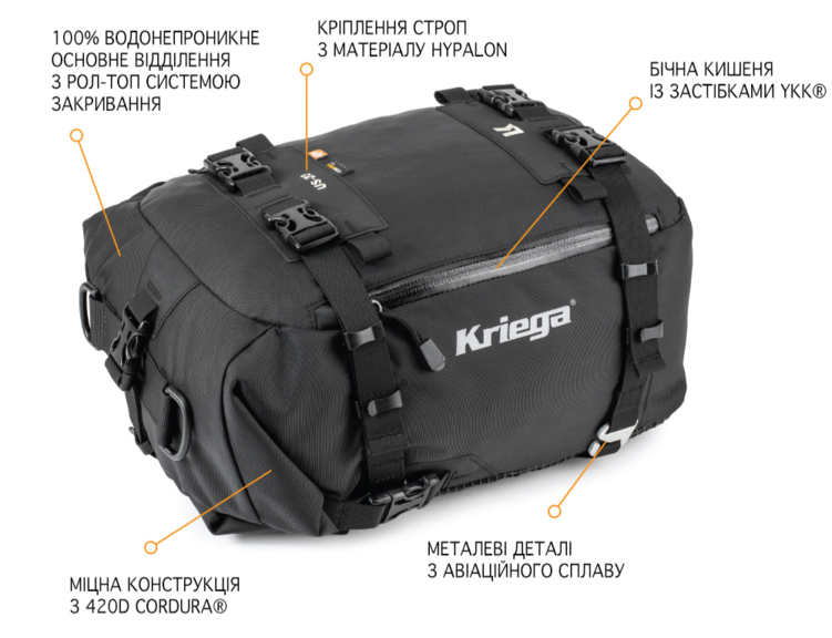 Багажна сумка Kriega Drypack - US20