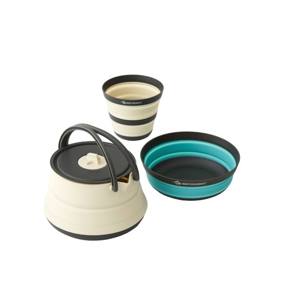 Набор посуды Sea to Summit Frontier UL Collapsible Kettle Cook Set, на 1 персону (чайник+миска+чашка)