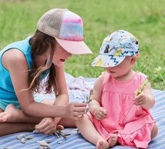 Кепка Buff KIDS TRUCKER CAP zina pink