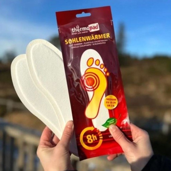 Химическая грелка-стелька для ног Thermopad Foot Warmer