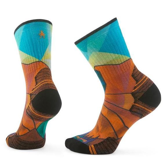 Шкарпетки жіночі Smartwool Women's Hike Targeted Cushion Mountain Prism Printt Crew