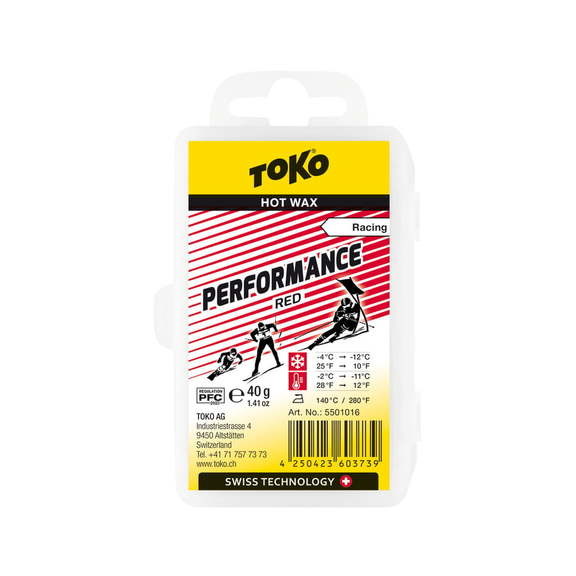 Парафін Toko Performance red 40 г