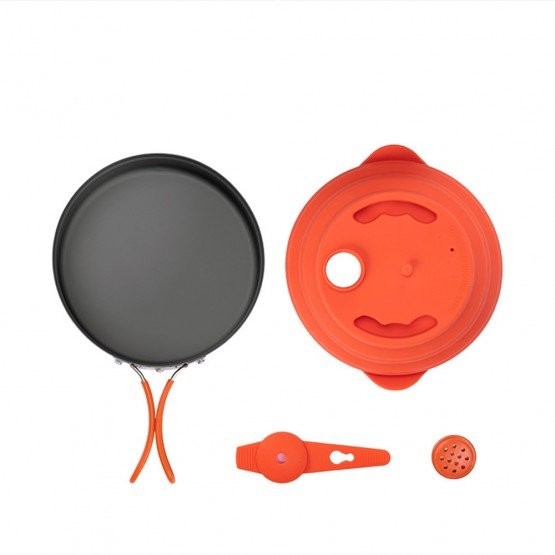 Сковорода Naturehike Camping Pan 1.6 L with silicone lid