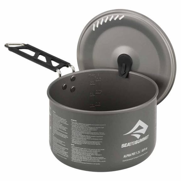 Алюминиевая кастрюля со складной ручкой Sea To Summit Alpha Pot, 1,2 L