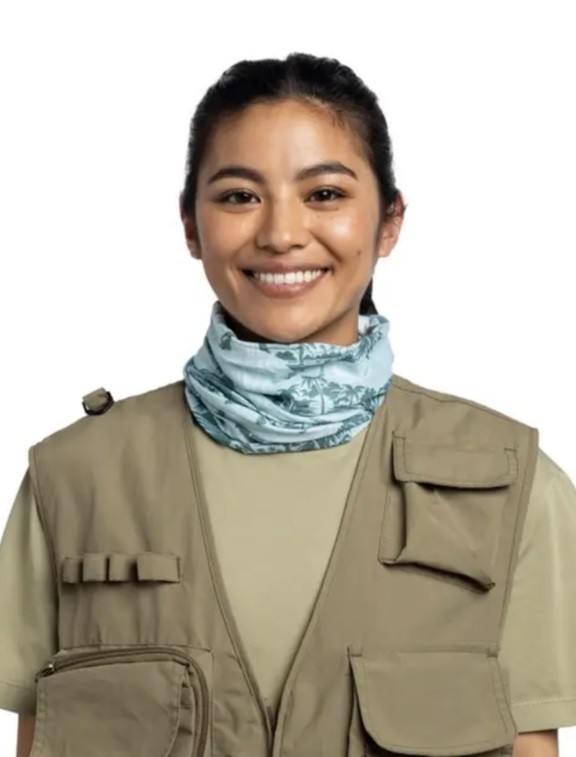 Шарф-труба Buff Coolnet UV, Lake River Salty Seagrove Green