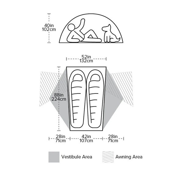 Палатка Big Agnes Copper Spur 2 Limited