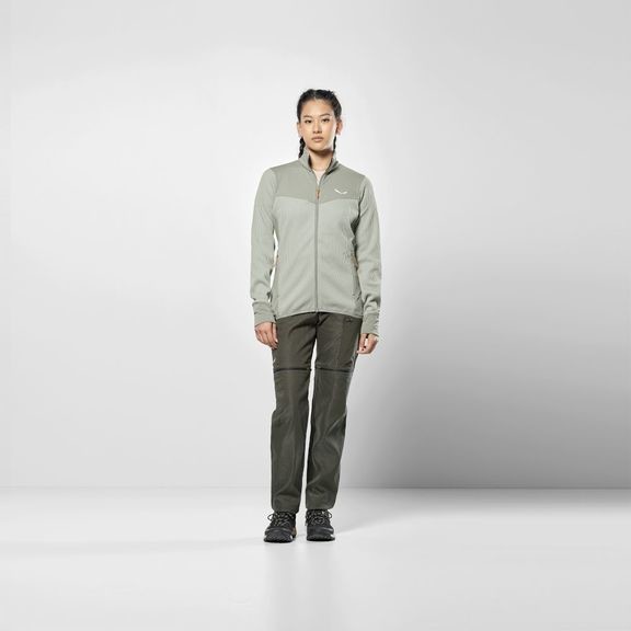 Флис женский Salewa Puez Waffle Hybrid PL Jacket Women