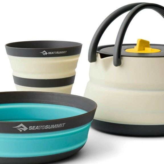 Набор посуды Sea to Summit Frontier UL Collapsible Kettle Cook Set, на 1 персону (чайник+миска+чашка)