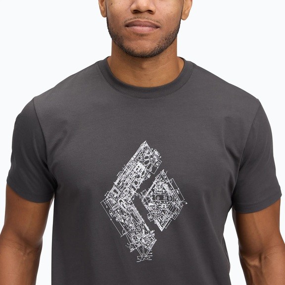 Футболка чоловіча Black Diamond M Engineered Diamond SS Tee