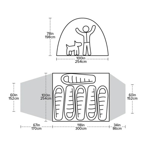 Палатка Big Agnes Bunk House 6