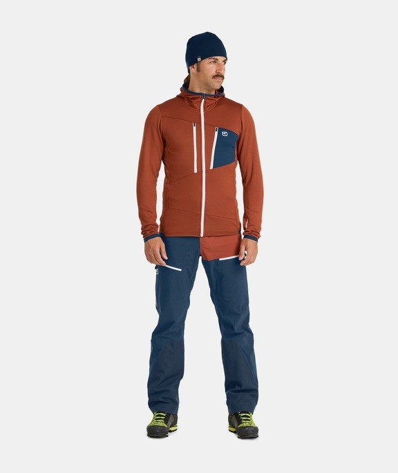 Флис мужской Ortovox Fleece Grid Hoody Mens