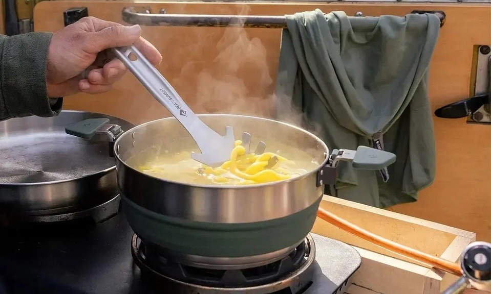 Набор посуды Sea to Summit Detour Stainless Steel One Pot Cook Set w/Sack с чехлом