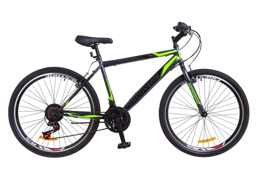 Велосипед Discovery Attack серо-салатный 2018
