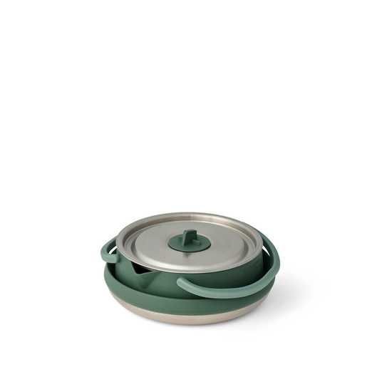 Чайник складной Sea to Summit Detour Stainless Steel Collapsible Kettle w/Sack с чехлом, 1,6 L
