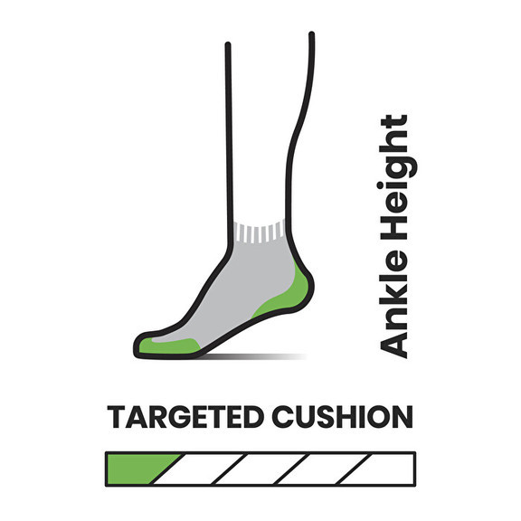 Термошкарпетки чоловічі Smartwool Run Targeted Cushion Ankle Socks