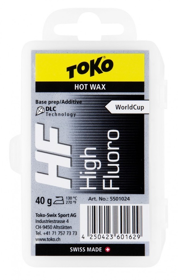 Воск для агрессивного снега Toko HF Hot Wax black 40g