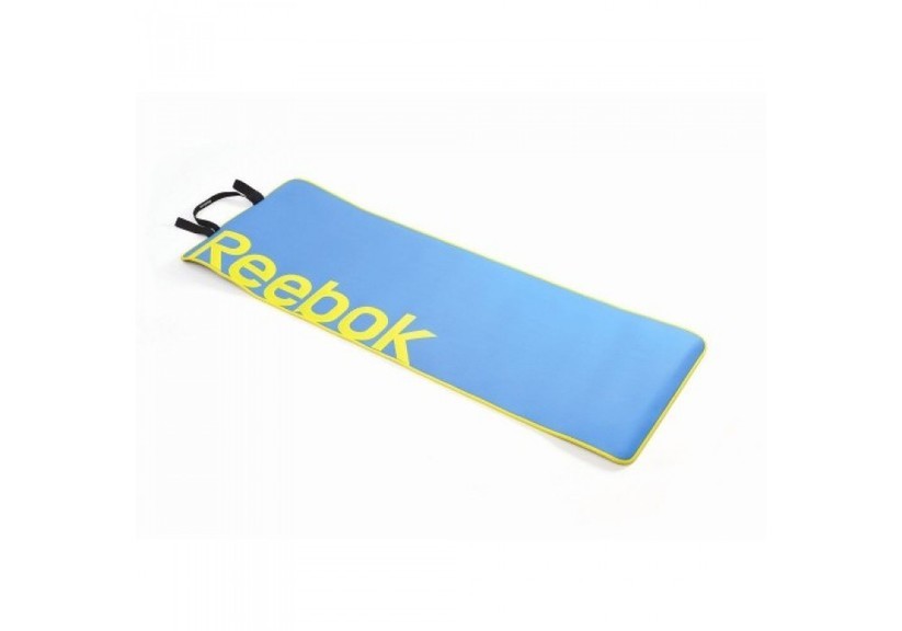 Коврик для фитнеса и аэробики Reebok 0.6 см голубой