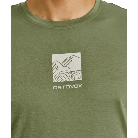 Футболка чоловіча Ortovox 120 Cool Tec Abstract TS Men