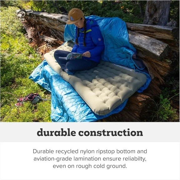 Коврик надувной Big Agnes Campmeister Deluxe Insulated 25x72 Wide Regular