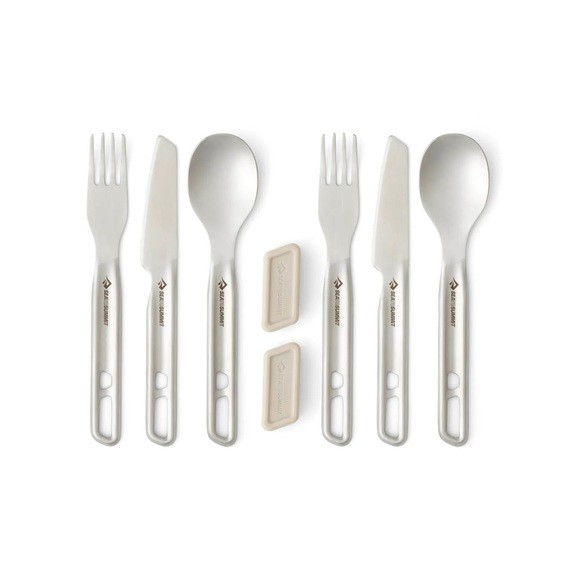 Набір столового приладдя Sea to Summit Detour Stainless Steel Cutlery Set 2P, 6 предметів