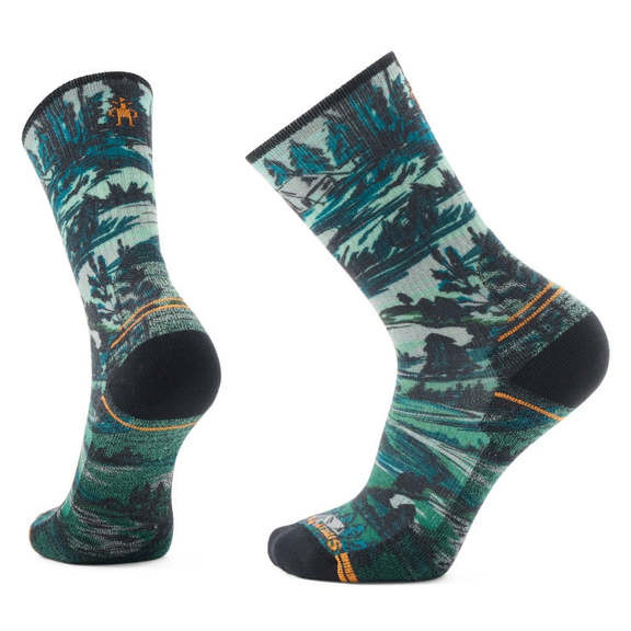 Носки мужские Smartwool Hike Light Cushion Campground Print Crew