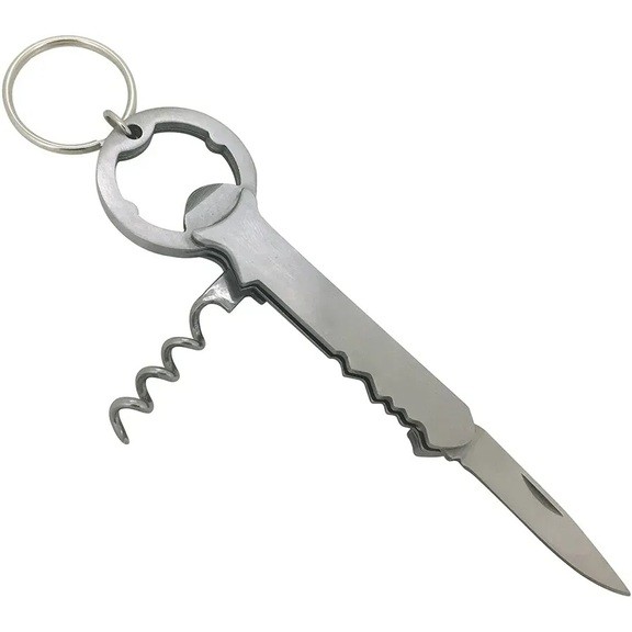 Брелок-ніж-штопор Munkees 3456 SS Corkscrew