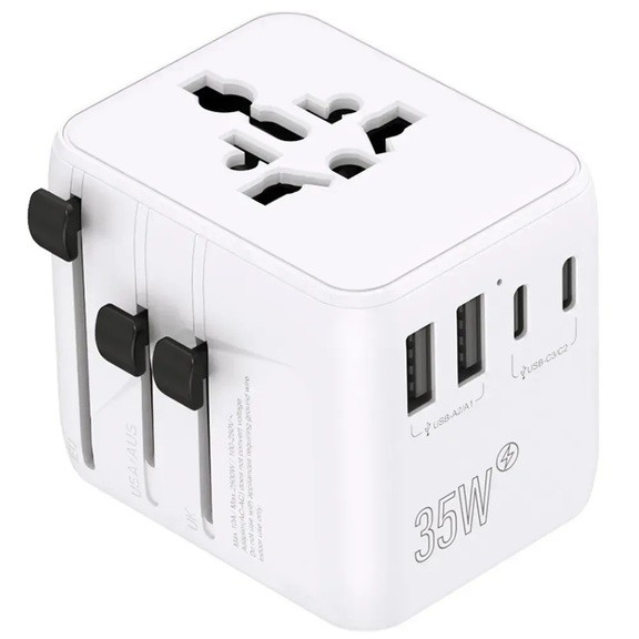 Адаптер Lifeventure World Travel Adapter USB Fast Charge