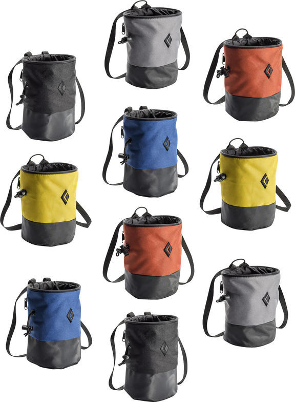 Набор мешочков для магнезии Black Diamond Mojo Zip Chalk Bag 10 Pack