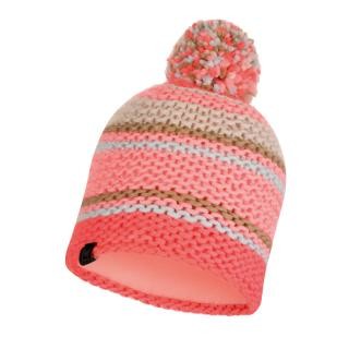 Шапка Buff Knitted & Polar Hat Dorian coral pink
