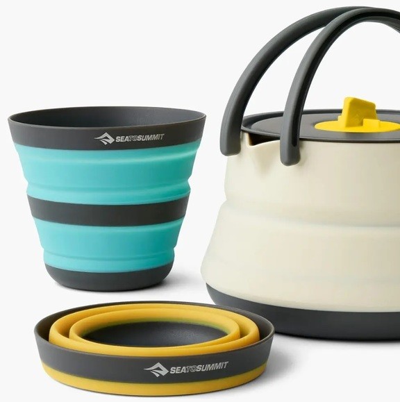 Набір посуду Sea to Summit Frontier UL Collapsible Kettle Cook Set, на 2 особи