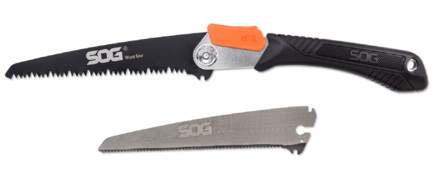 Пилка складная SOG Folding Wood&Bone Saw
