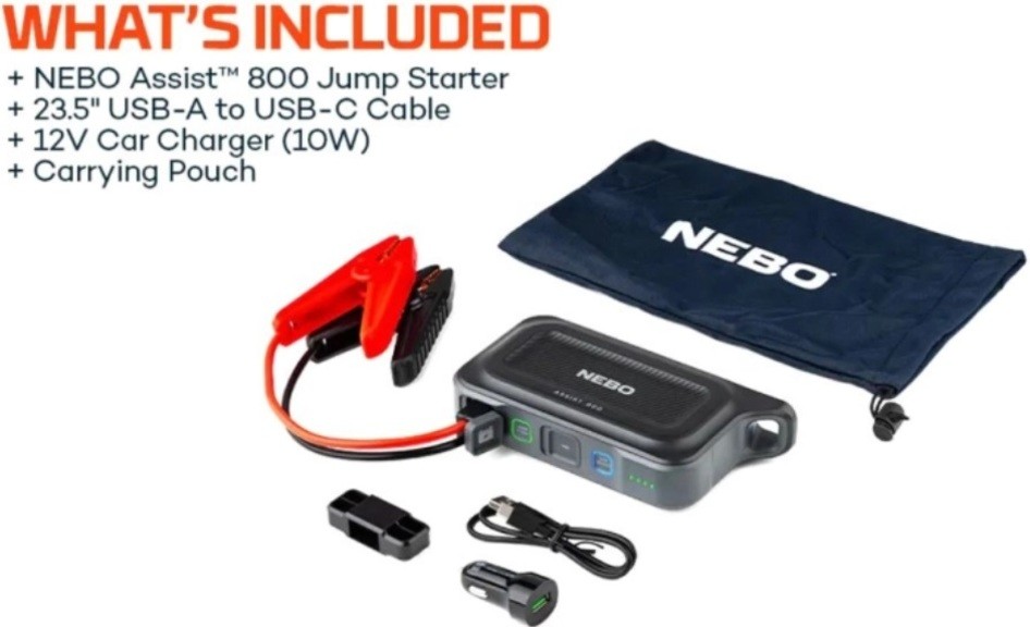 Стартовое устройство Nebo Assist 800 Jump Starter