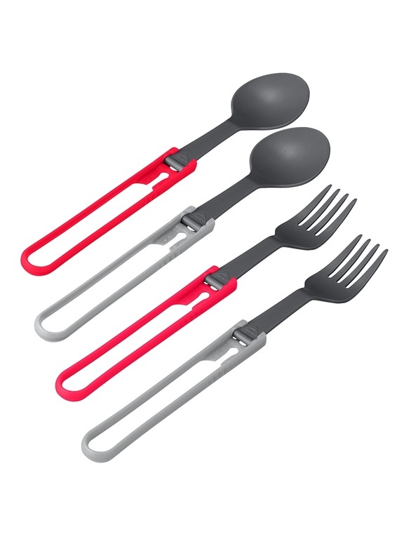 Набор вилок и ложек MSR Folding Spoon and Fork Kit 4 шт