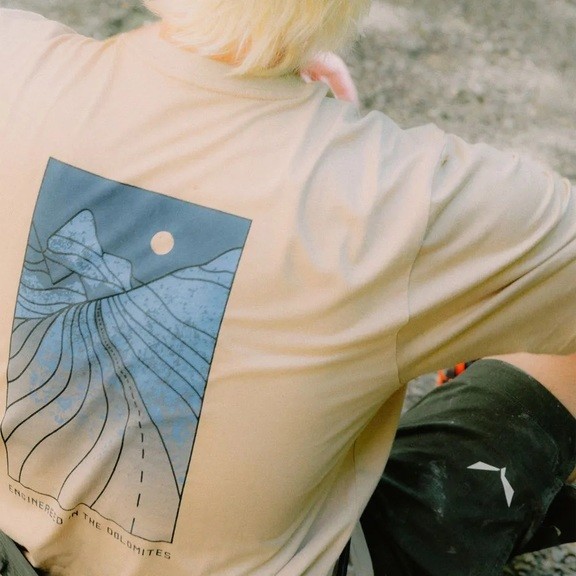 Футболка мужская Salewa Eagle Sunset Loose T-Shirt Men
