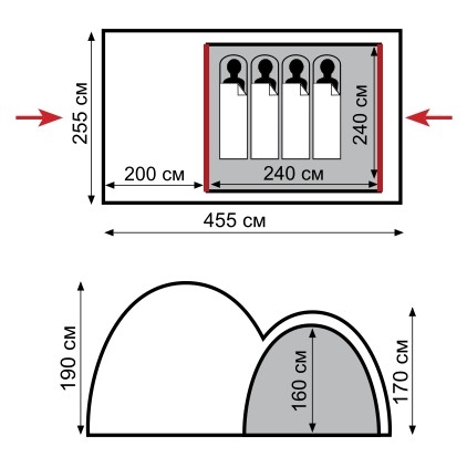 Палатка Tramp Sphinx 4 TRT-068.04