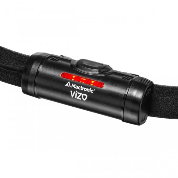Ліхтар налобний Mactronic Vizo (400 Lm) Cool White/Red USB Rechargeable