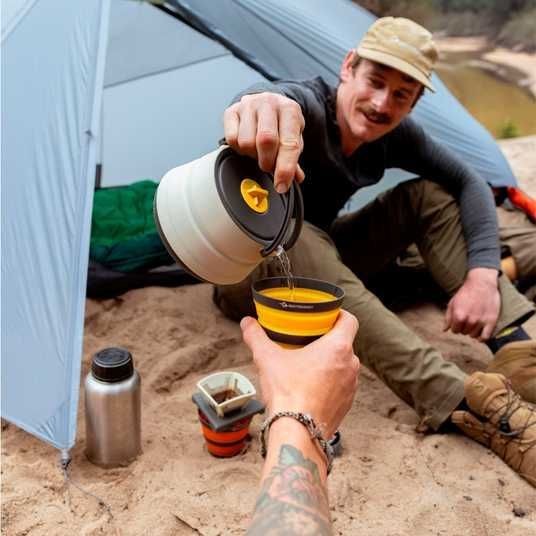 Набор посуды Sea to Summit Frontier UL Collapsible Kettle Cook Set w/Sack 1P